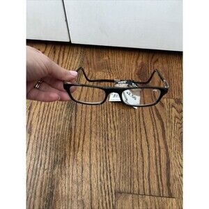 Clic Magnetic Expandable Reading Glasses Black Shell  +2.50 New With Tags